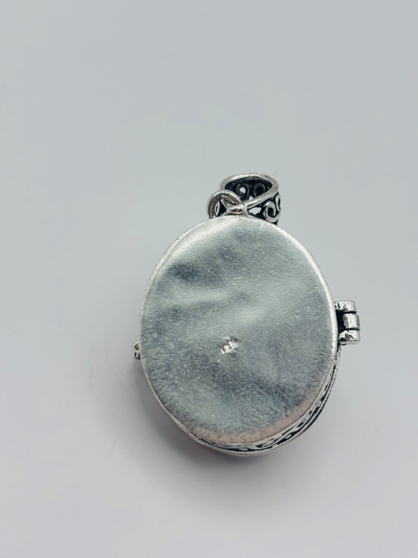 925 Silver Hallmarked Natural Carnelian Poison Pendant